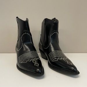 Studded Cowboy Boots